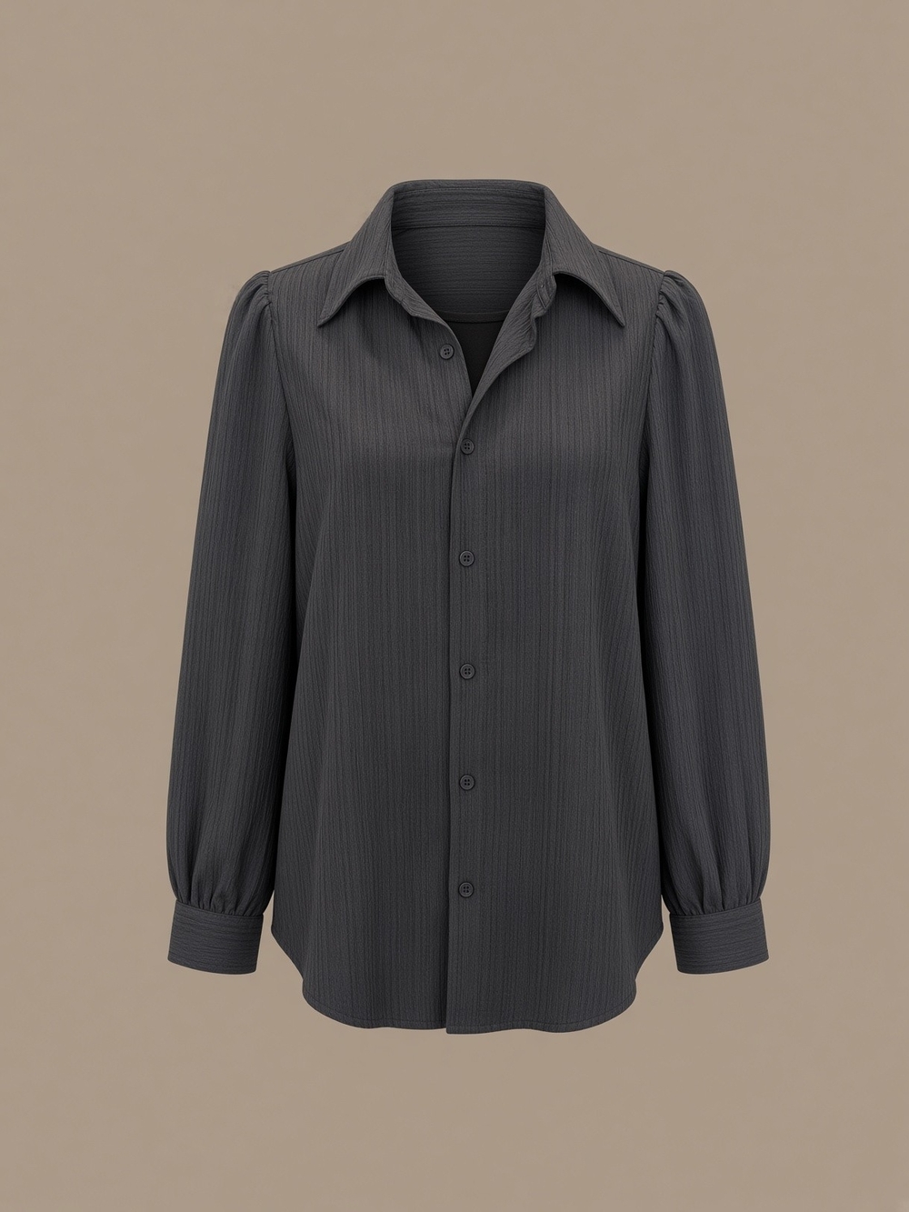 Dazy Women’s Black Textured Blouse - M